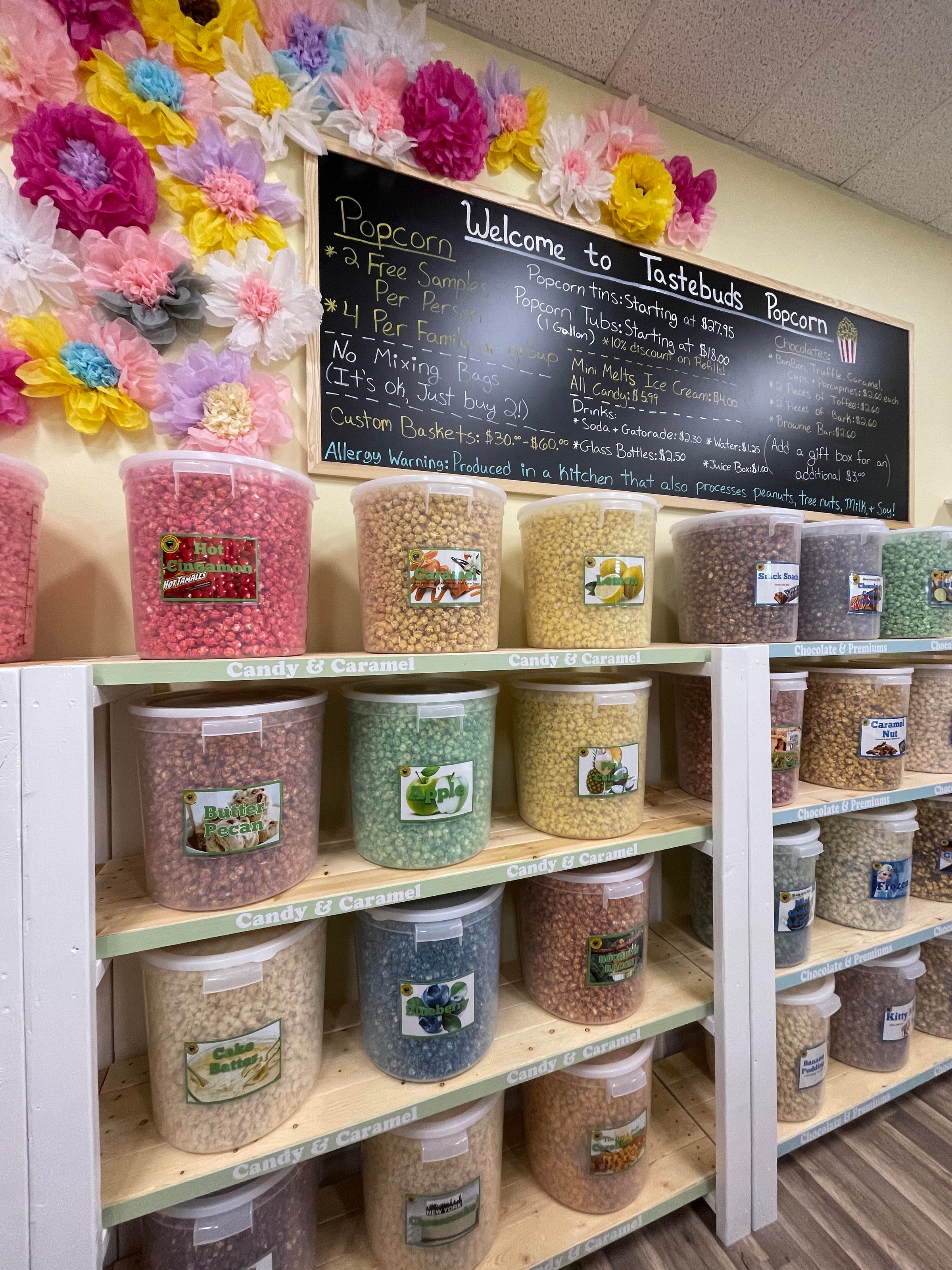 Tastebuds Popcorn Hickory: Gourmet Popcorn, Chocolate, and More ...